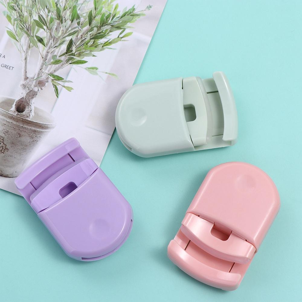 Candy Color Mini Eyelash Clip Wide-angle Lashes Curling Clip Eyelash Curler  Cosmetic Accessories