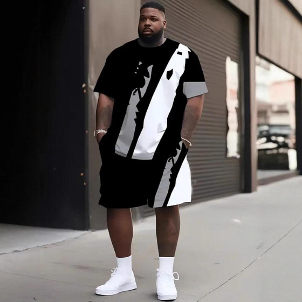 Simple Gradual Change Men s Casual Fashion Sports Suit Comfortable Versatile Unisex Sports Clothing S