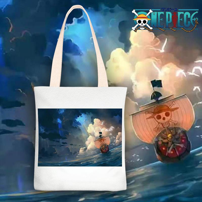 One Piece simple canvas shoulder bag 7530 KTB