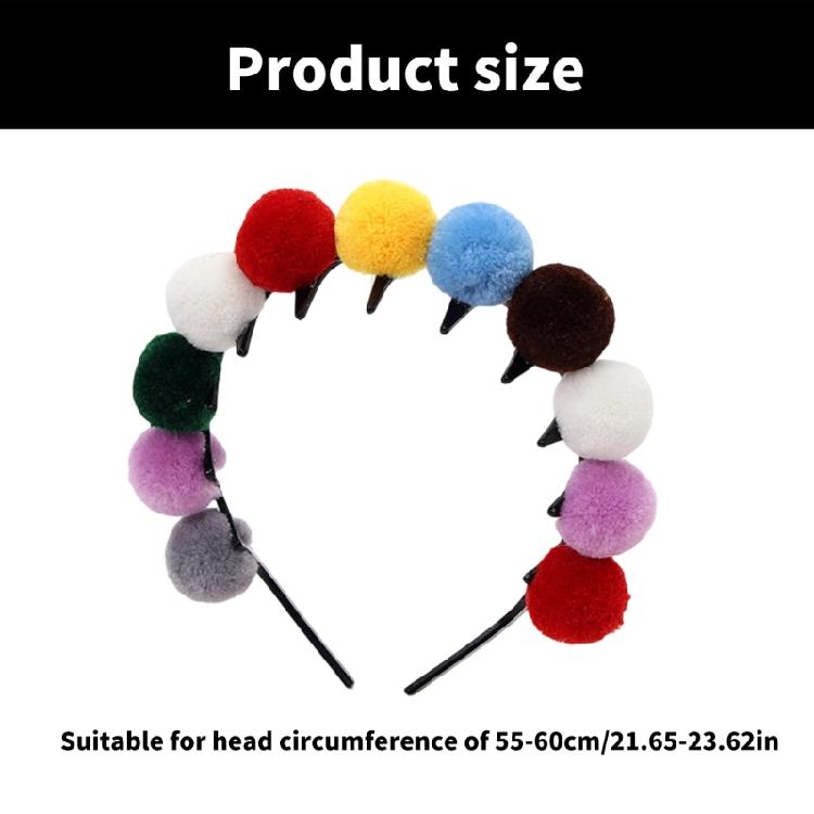 Furry Balls Hairband Carnivals Celebration Headband for Festival Event Gathering