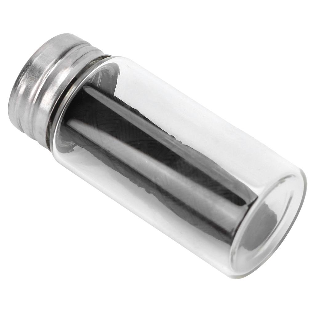 Portable Dental Floss Teeth Stain Plaque Removal Floss with Refillable Container BottleBlack