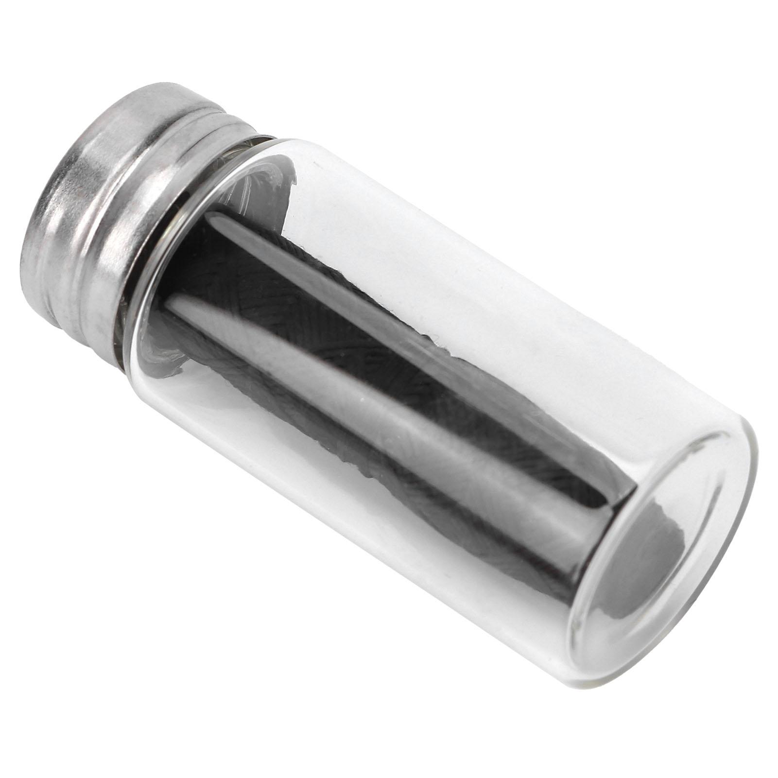 

Портативная зубная нить для удаления пятен и зубного налета с зубов с многоразовым контейнером-бутылочкойЧерный чёрный