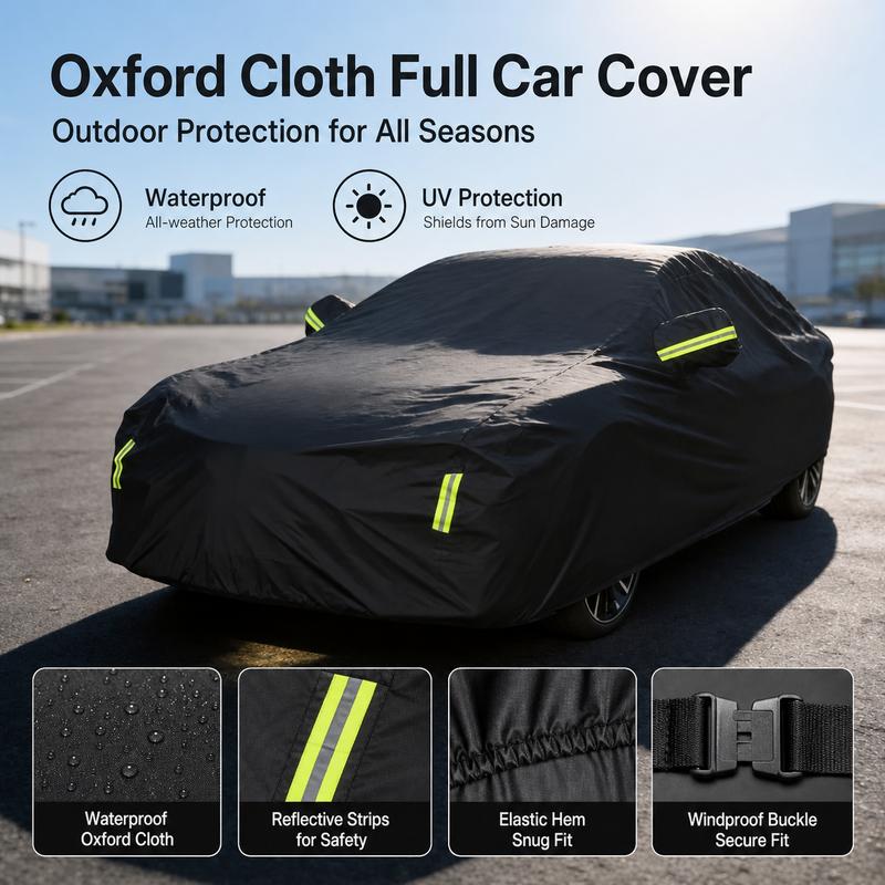 Car Cover For JEEP AVENGER CHEROKEE COMMANDER COMPASS PATRIOT RENEGADE WAGONEER Waterproof UV Resistant Dustproof Protection