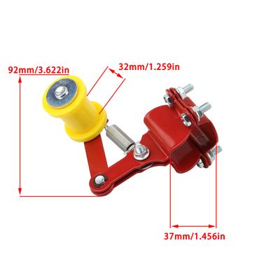 Motorized Bike Chain Adjuster with Guide Wheels Pulley 50cc-500cc ATV Motocross Chain Tensioner Adjuster Roller Tools