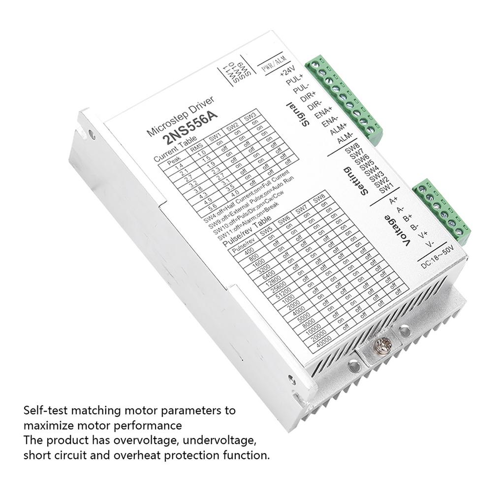 Stepper Motor Driver 2Phases NEMA23 32Bits Digital Signal Processing 2NS556A