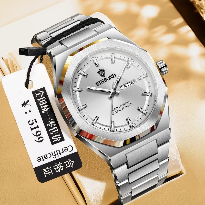 Binbang BINBOND quartz watch fashion trend luminous waterproof watch male one