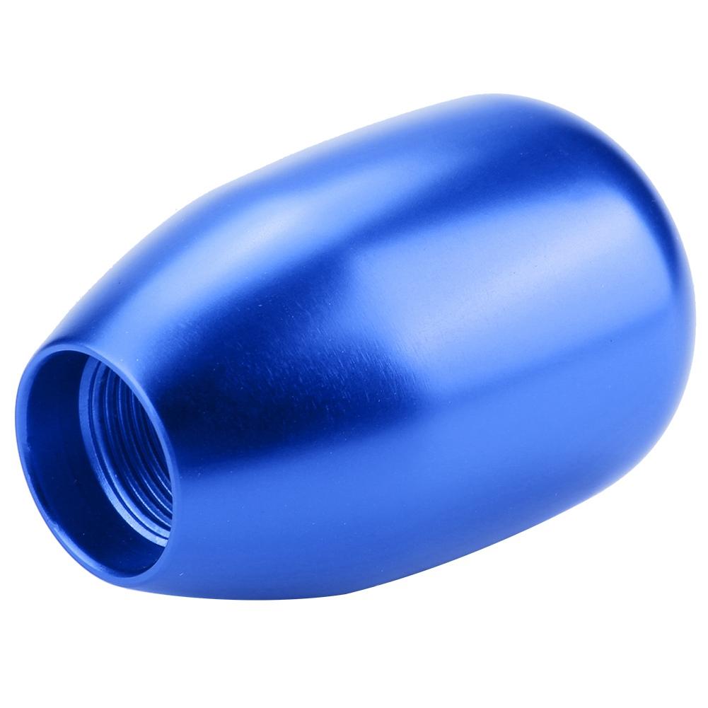 Pomello Leva Cambio Manuale a 5 Marce per Auto Leva Cambio Bastone con 3 Adattatori 8/10/12mm (blu)