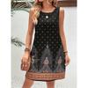 Summer Women's Fashion Loose Oversized Breathable Sleeveless Dresses Pocketless Casual Mini Dresses