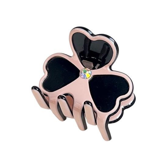 Shark Hair Claw, Built-in High Elastic Spring Hair Clip, Clover Shape Back Head Hair Clip, Portable Hair Accessory for Daily Travel
