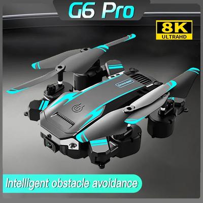 New G6 Drone 8K HD Dual Camera 5G WIFI Professinal GPS Four-way Intelligent Obstacle Avoidance Foldable RC Quadcopter Toys Gifts