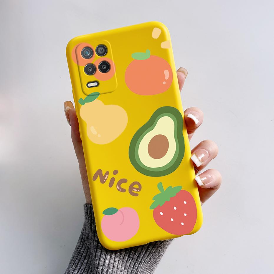 For Realme Narzo 30 5G Case Narzo30 RMX3242 Silicone TPU Cartoon Soft Phone Case For Ralme Narzo 30 5G Cover Coque Bumper Fundas
