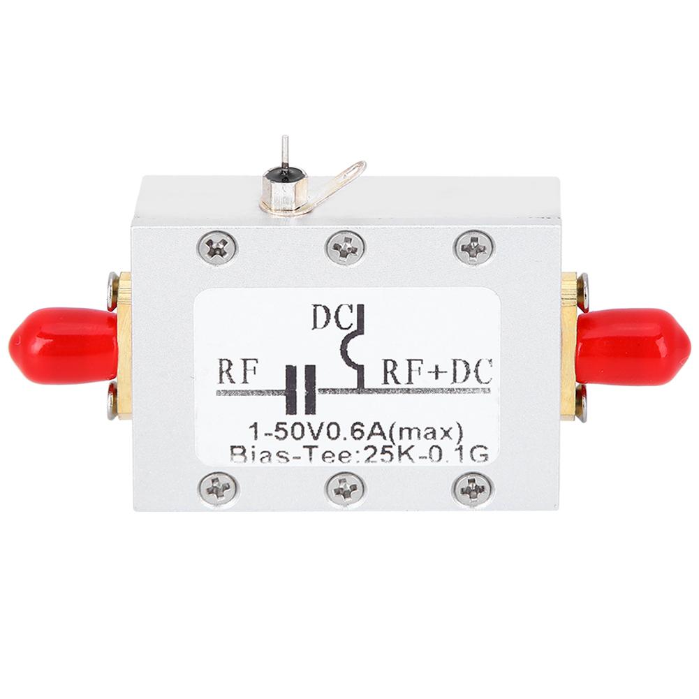 RF Broadband Module DC Blocker Module Coaxial Feed Low Insertion Loss 25K‑100MHz HF AM