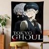 Tokyo Ghoul Cartoon Tapestry Hippie Flower Wall Carpets Dorm Decor Art Home Decor