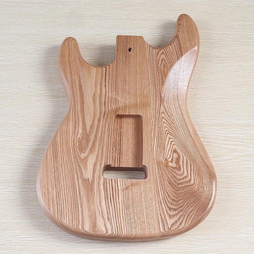 Unfinished Electric Guitar Body DIY Project Guitar Body Handcrafted Replacement Part for Beginners Luthiers Accessory