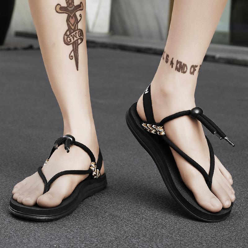Fashion Couple Sandals Casual Outdoor Fashion Waterproof Comfortable Trend Versatile Breathable Wear-resistant Flat Shoes Summer Main