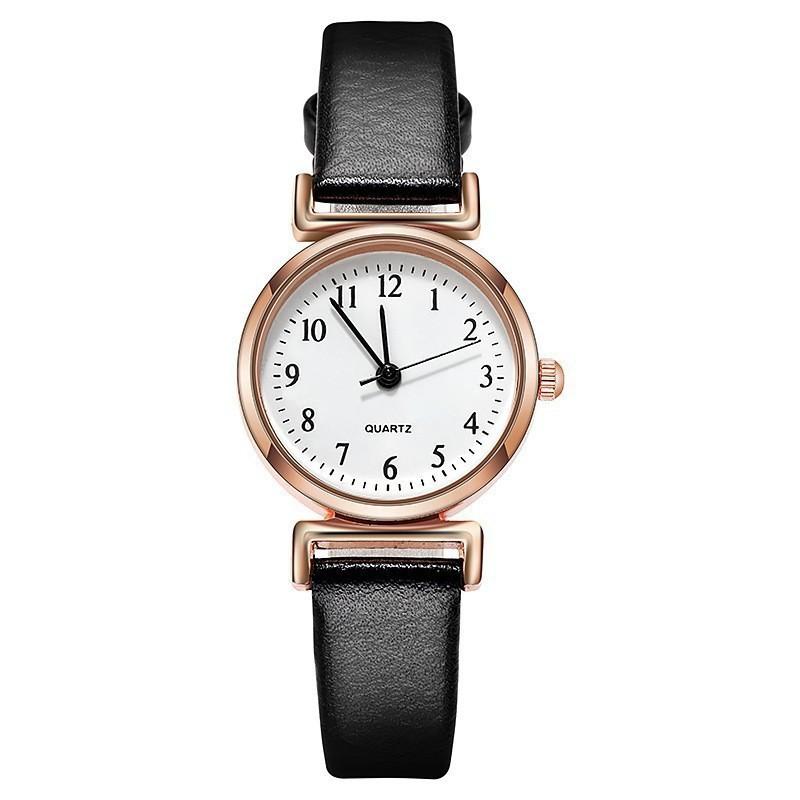 Womens Business Quartz Watch With Roman Numerals And Pu Strap For Office Wear