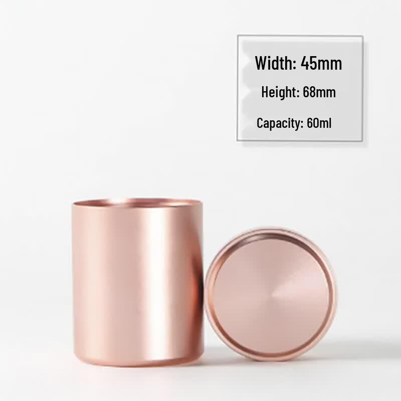Mini Portable Aluminum Alloy Tea Caddy