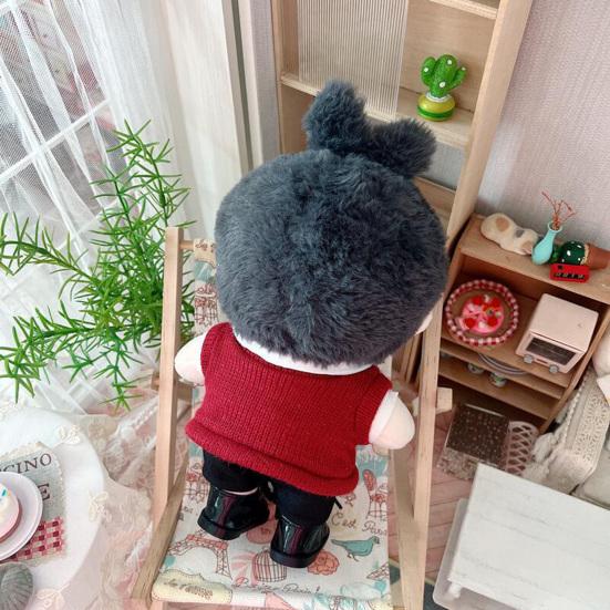 1 sett lette dukkeklær Miljøvennlig flott vevd ren vest