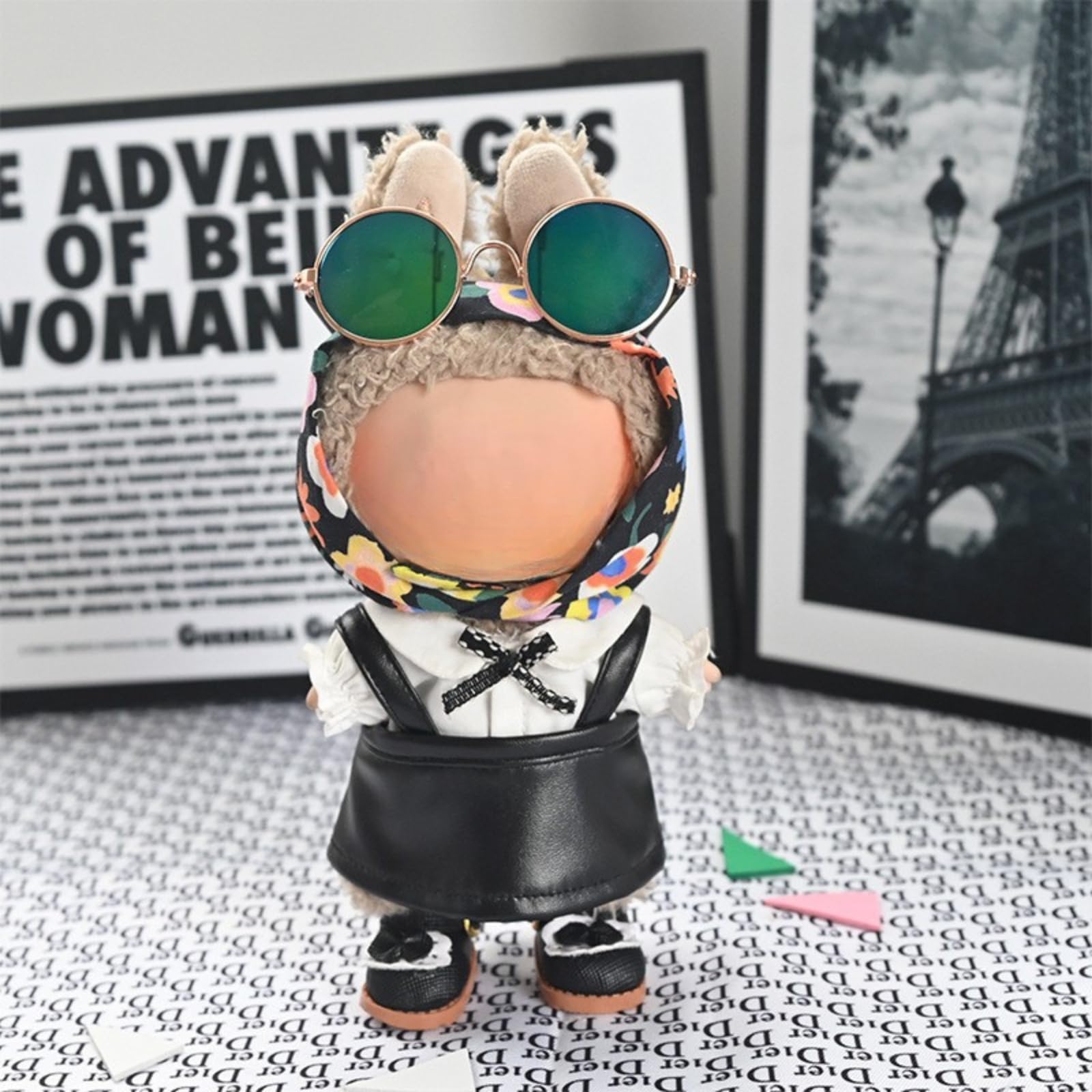 

Snugly Labubu Clothes for Labubu Plush Toy, Dress-Up Set, 17cm Doll Clothes, Accessories for the First and Second Generation Labubu (LBB 05)