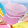 Sailor Hat Neck Scarves Women Bridal Shower Captain Costume Hat Silk Scarf 2PCS Stage Props Hat for Theme Party