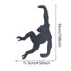 New Kitchen Wall Door Metal Hook Key Hanger Cat Tail Monkey Shaped Decor Holder Clothes Storage Rack Seamless Hook Tool