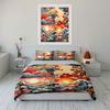 Japanese Style Decorative Set Multiple Sizes Kid'S And Adults' Bedroom Exquisite 3Pc Bedding Set, Gift