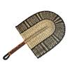 Seaweed Weaving Fan Nordic Hand Woven Africans Elements Fans Portable Sturdy Handheld Straw Fan For Party Wall Decoration