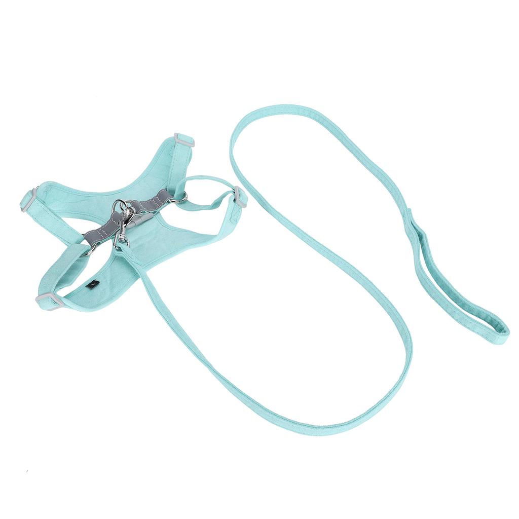 Pet Dog Harness Traction Rope Kit No Pull Choking Adjustable Vest Reflective Collar Type Comfortable Breathing BeltMint