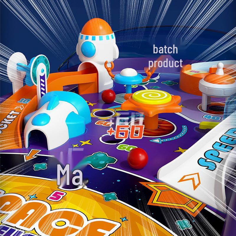 Children's Educational Dual-Player Marble Battle Game - Parent-Child Interactive Space Adventure Toy