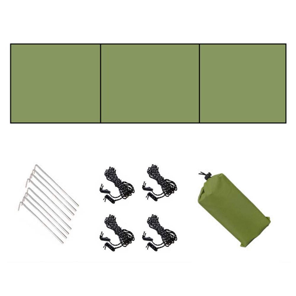 

Ветровое стекло, защита для конфиденциальности, ветрозащитная полоса, рюкзак, патио, складной Type C зелёный