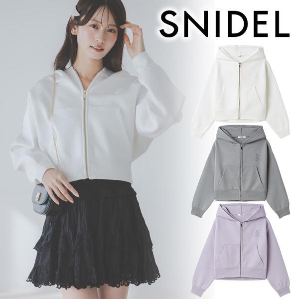 \15% OFF for a limited time / Same day shipping / SNIDEL Short knit parka SWNT261078 26SS 2026 Spring/Summer Cancellation and returns not possible