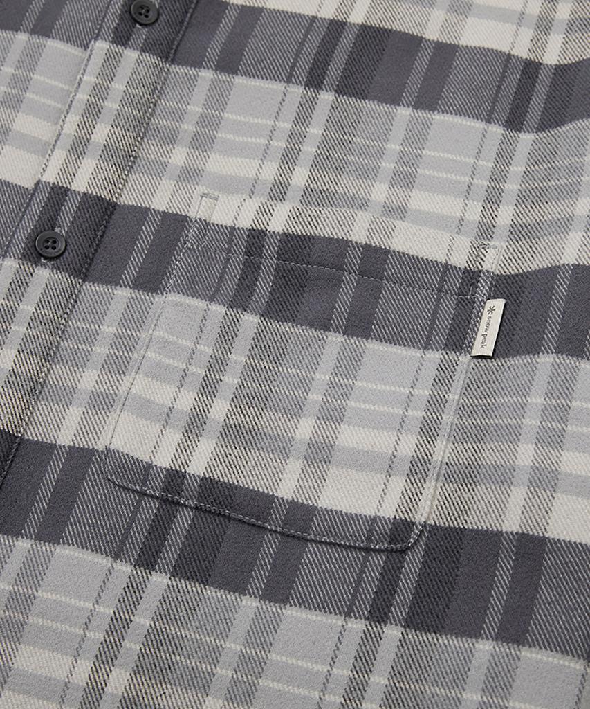 SNOWPEAK APPAREL Recycled Check Shirt (S24Fmfsh02) Dark Gray