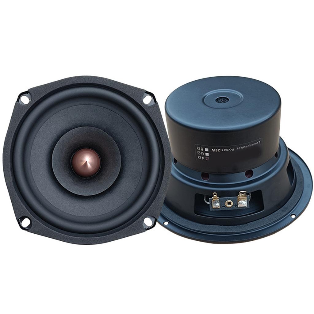 Powerful 5.25in Midrange Loudspeaker Woofers Perfect for Home Theater Systems High Fidelitys Sound Speakers Round/Square