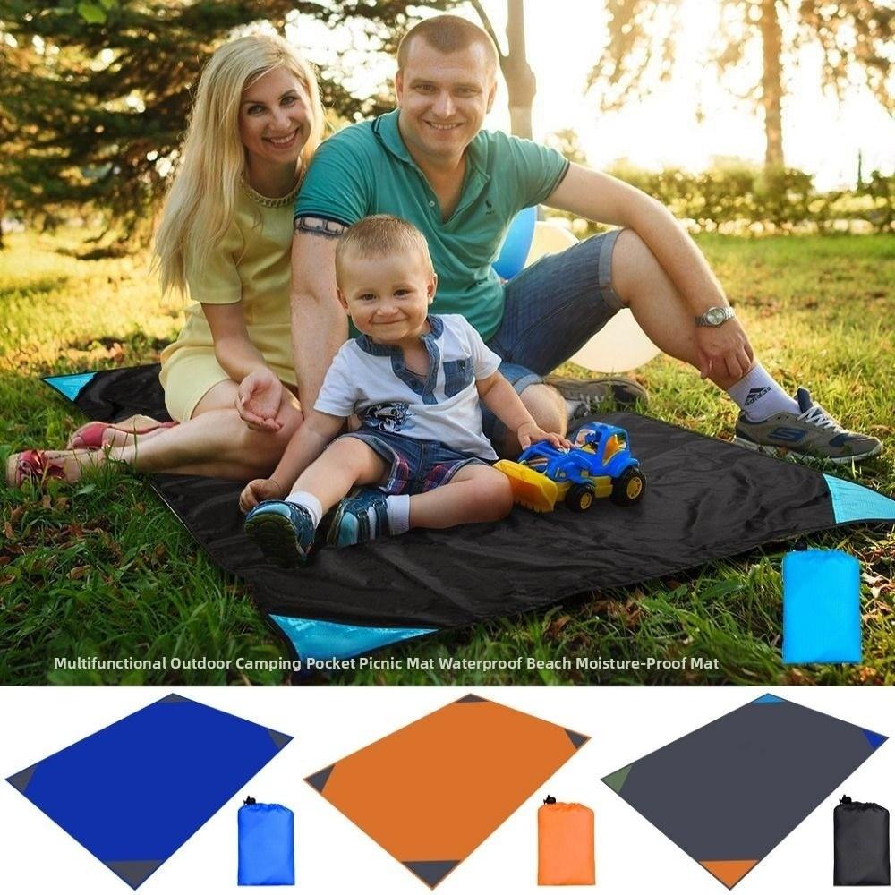 New Ultralight Tent Floor Tarp with Sack Portable Foldable Pocket Mat Oxford Cloth Waterproof Tent Camping Hiking