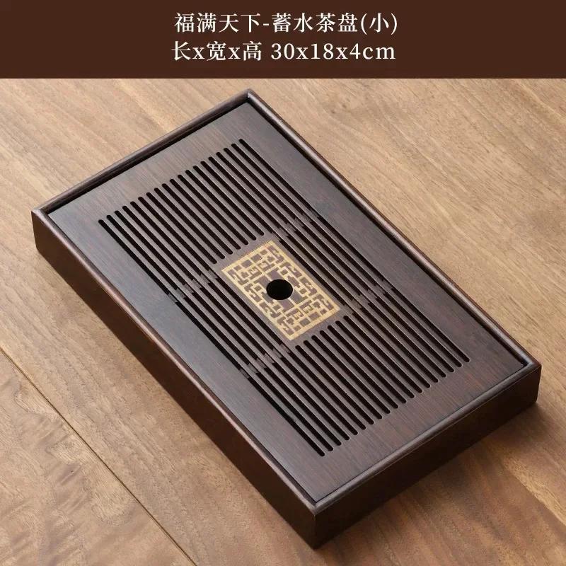 

Black-gold-stone Tea Tray Tea-table Office Home Zen Decoration as