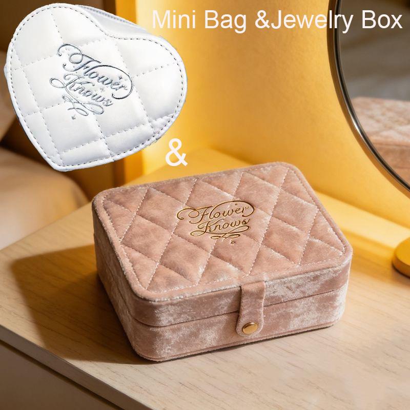 Flower Knows Cosmetics Storage Box Limited Edition Strawberry Rococo Violet Jewelry Empty Box