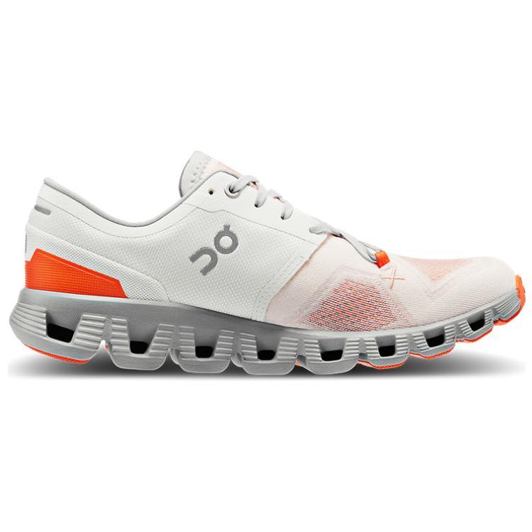 On Running Cloud X 3 Ivory Alloy Women's 60.98252
