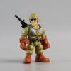 6Pcs/Set Q Version Warrior Elite Force Military Action Figure Toys 8cm Terrorist SWAT Team Soldiers for Children Playing Gift