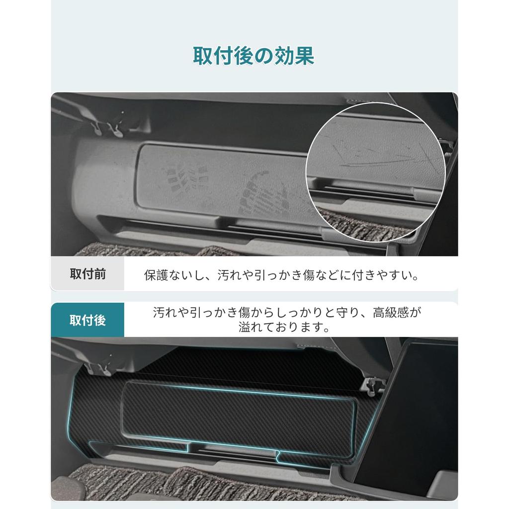 HUAHAO Alphard 40 Series Kick Scratch and Dirt Easy Foot 40 Vellfire Foot Side Kick Kick Alphard 40 Set of 2 Guards, Second-Row Seats, Prevention,