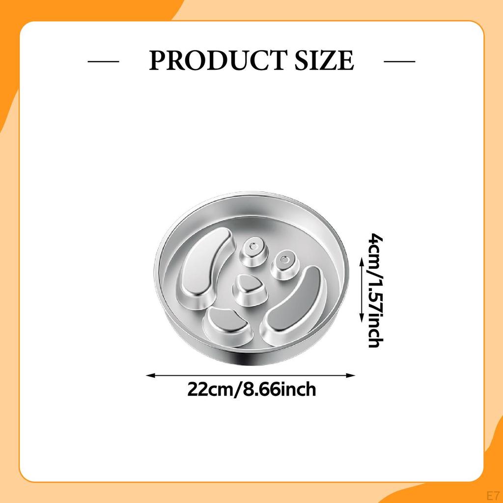 Dog Slow Feeder Bowl Cat Feeding Practical Easy To Clean Non Slip Durability Food Container