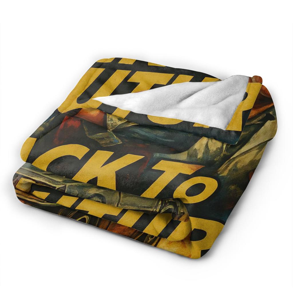 Back To The Future Blankets  Travel Office Flannel Throw Blanket For Couch Bed Warm Soft Custom Quality Bedspread