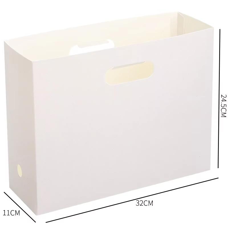 

1pc Foldable Scrapbook Paper Storage Organizer A4 Storage Box Stationery Supplies For Scrapbooking Enthusiasts