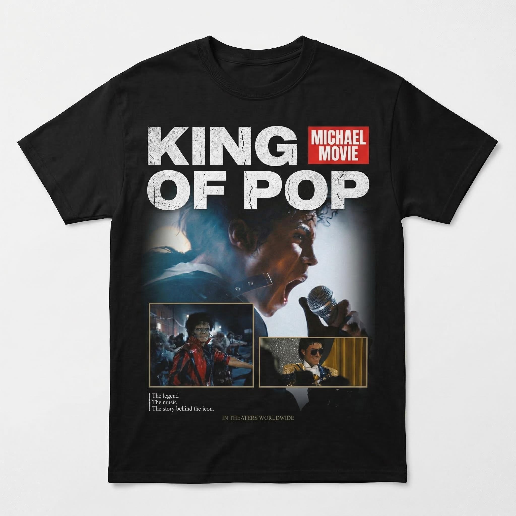 

Michael Jackson King of Pop Movie Theme 2026 Unisexs and Womens SpringSummer TShirts Comfortable and HighQuality Ins Y2K 4XL
