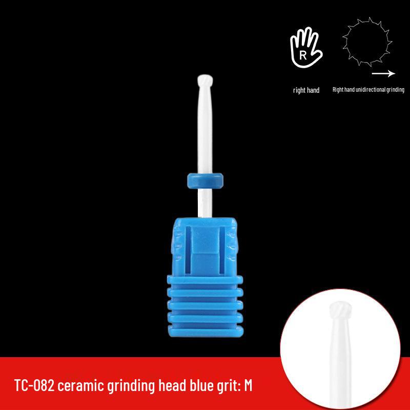 Single Bullet-Shaped Ceramic Nail Grinding Head 2.35