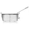 Stainless Steel Frying Basket Square Steaming Basket Convenient Cooking Tools Air Fryer Accessories for Air Fryers