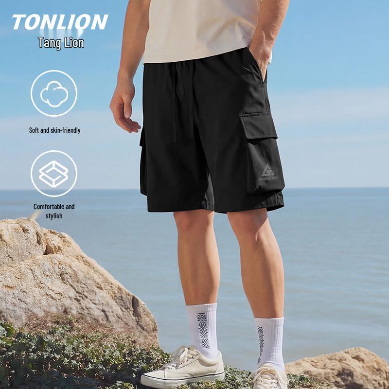 Мужские повседневные летние шорты TonLion 3XL