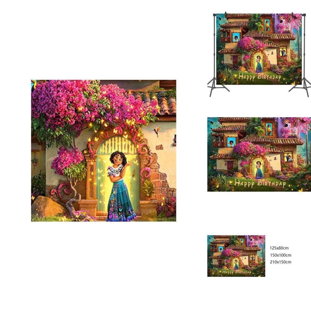 Magic Movie Party Backgrounds With Disney's Encanto Mirabel Backdrop Banner