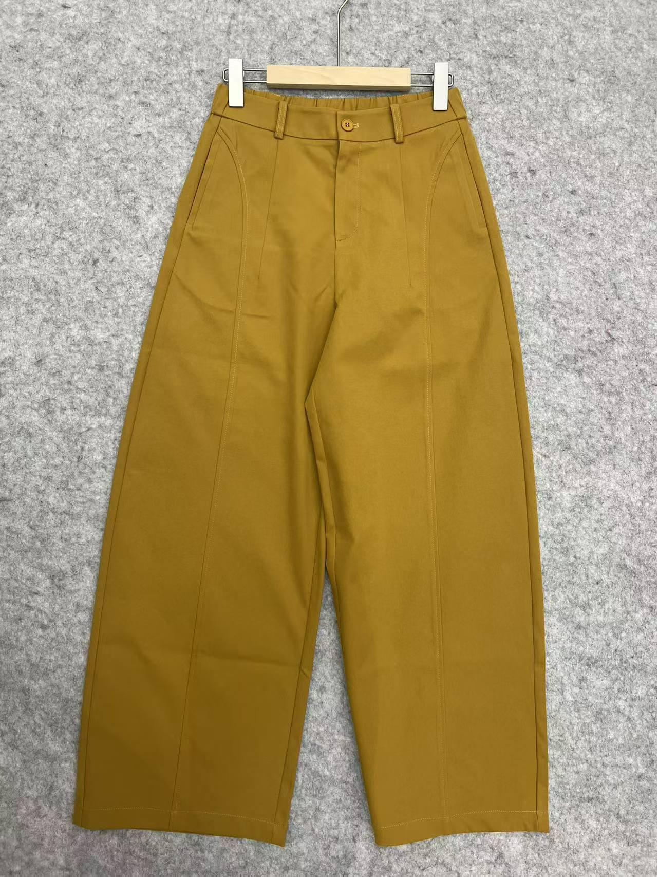 

Mei Gao High Waist Retro Straight-Leg Cargo Pants L жёлтый