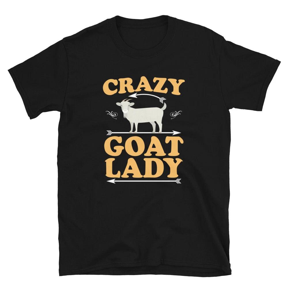 Crazy Goat Lady Funny Goat Classic Fit T-Shirt 2XL