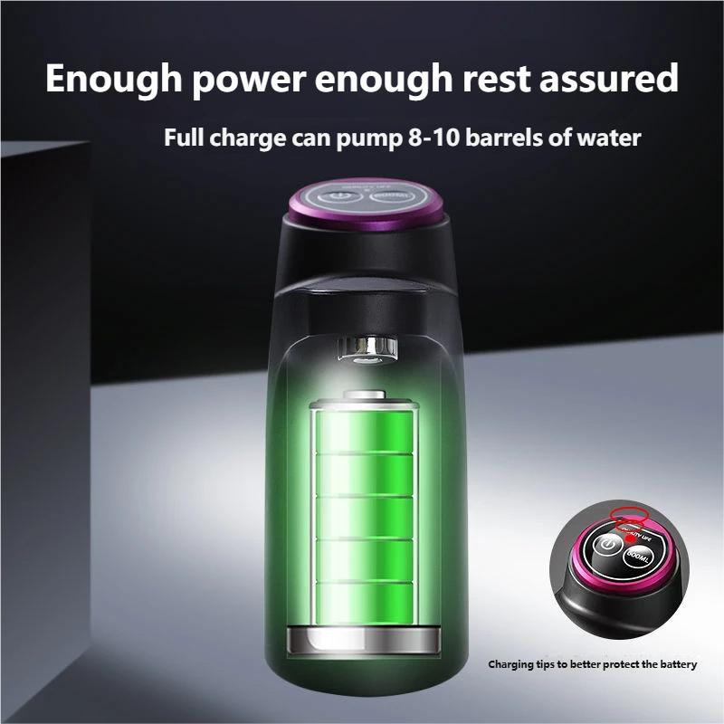 Automatic Water Press Household Barreled Water Electric Water Pump USB Rechargeable Mineral Water Pump Portable Water Dispenser